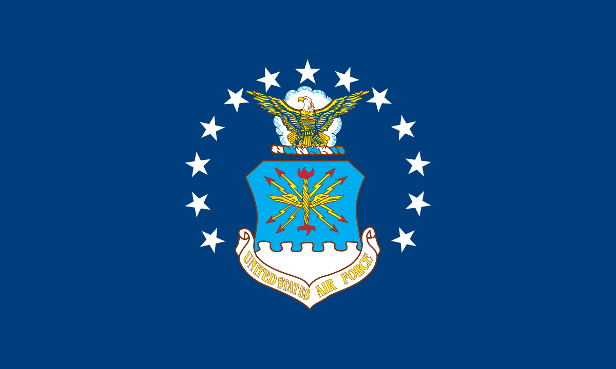 Blue Flag with Stars Logo - Flag of the United States Air Force