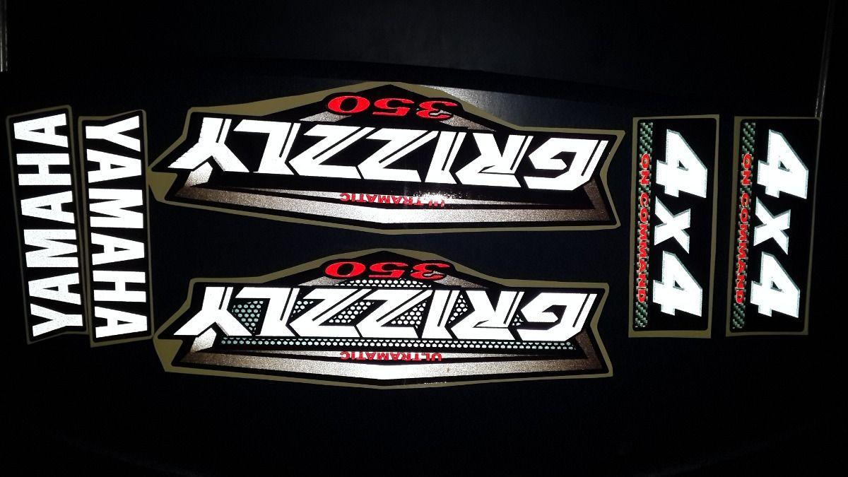 Yamaha Grizzly Logo - Calcos Yamaha Grizzly 350 4 X 4 - $ 1. 00 en Mercado Libre