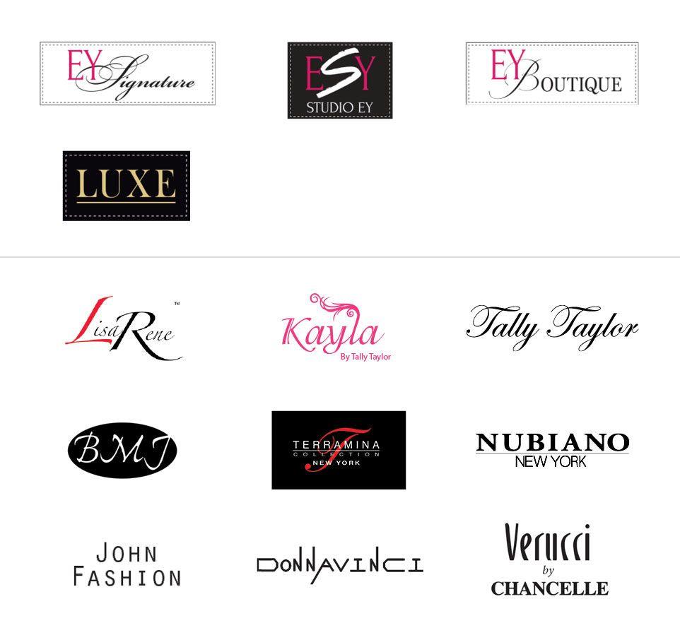 Women Clothing Brands Logo