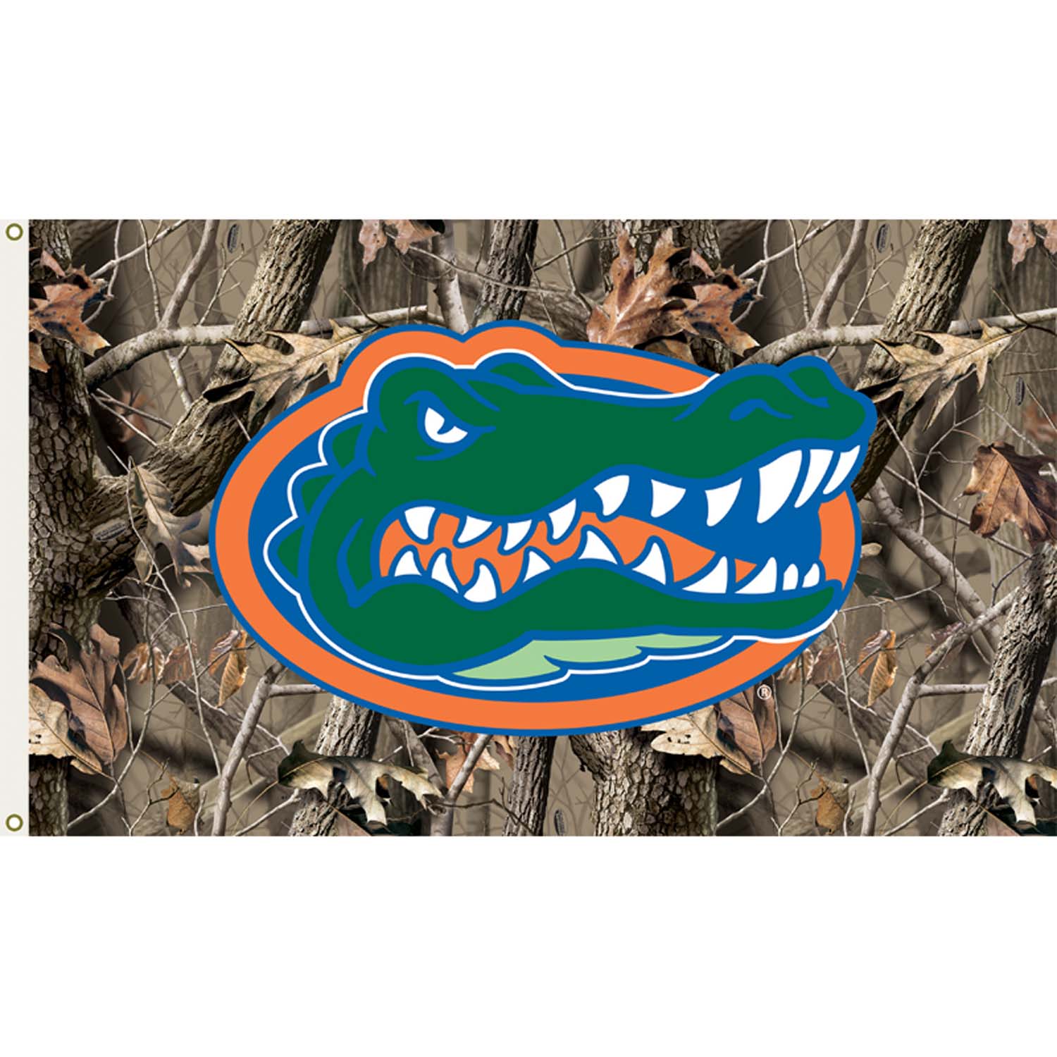 Camo Gator Logo - Florida Gators 3ft x 5ft Team Flag - Realtree Camo Design