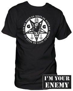 GG Clothing and Apparel Logo - GG Allin - War in my Head Apparel T-Shirt XL - Black 844355006078 | eBay