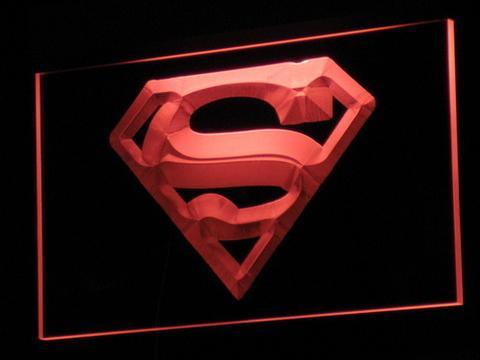 Neon Red Superman Logo - SupermanLogo LED Neon Sign with 7 colors and on/off switch on sale ...