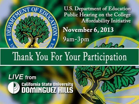 Department of Education CPB Logo - U.S. Department of Education College Affordability Forum 11/6/2013 ...
