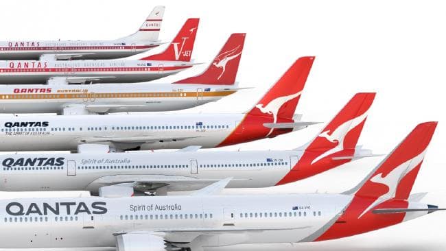 Airline with Kangaroo Logo - Qantas jump-starts Flying Kangaroo brand for Dreamliner
