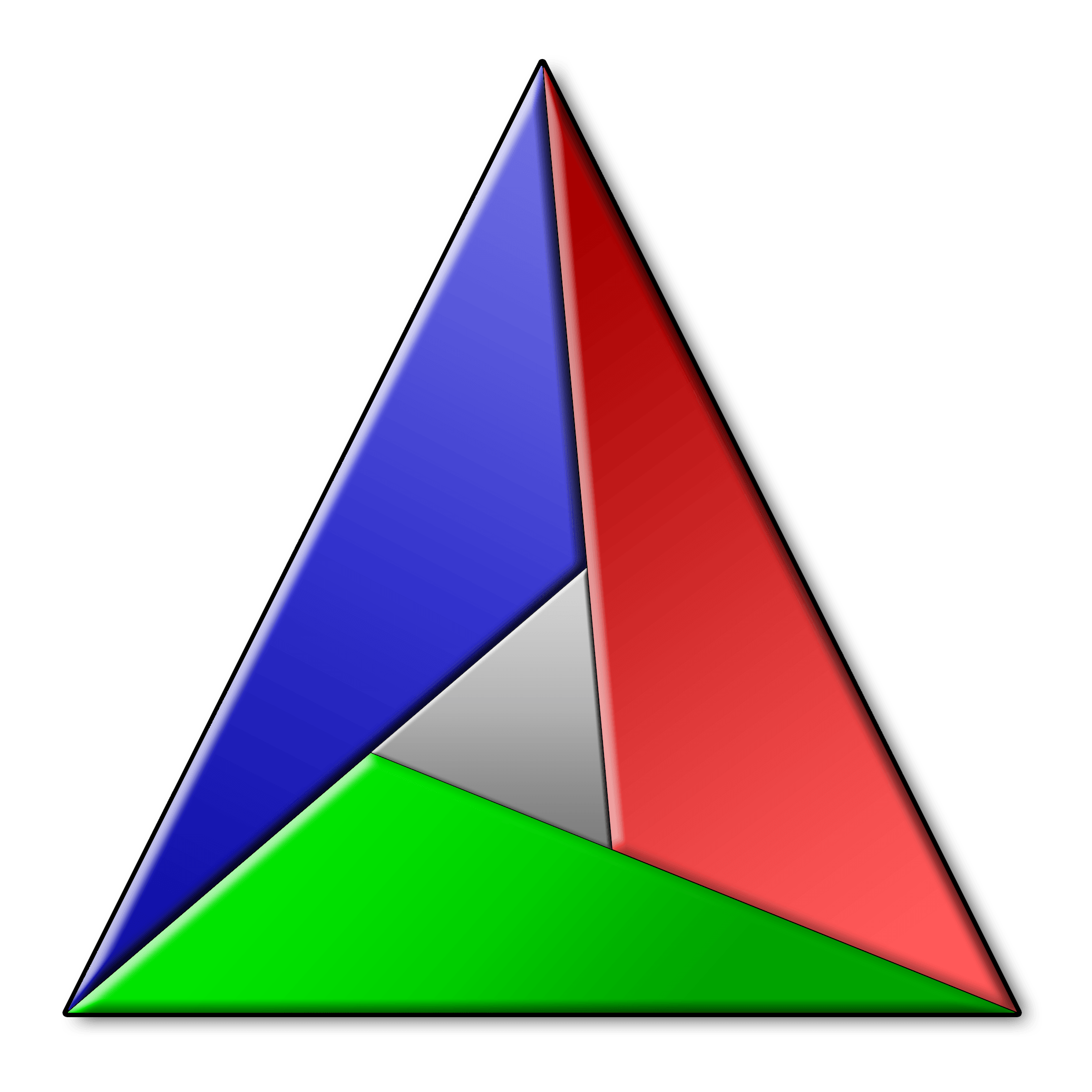 Google Triangle Logo - File:CMake-logo-triangle-high-res.png - Wikimedia Commons