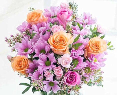 Bouquet Floral Logo - Flowers Delivered. FREE UK Flower Delivery. Flying Flowers Online