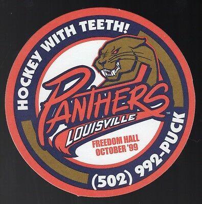 Louisville Panthers Logo - LOUISVILLE PANTHERS AHL Hockey 2000-2001 Team Set Trading Cards Set ...