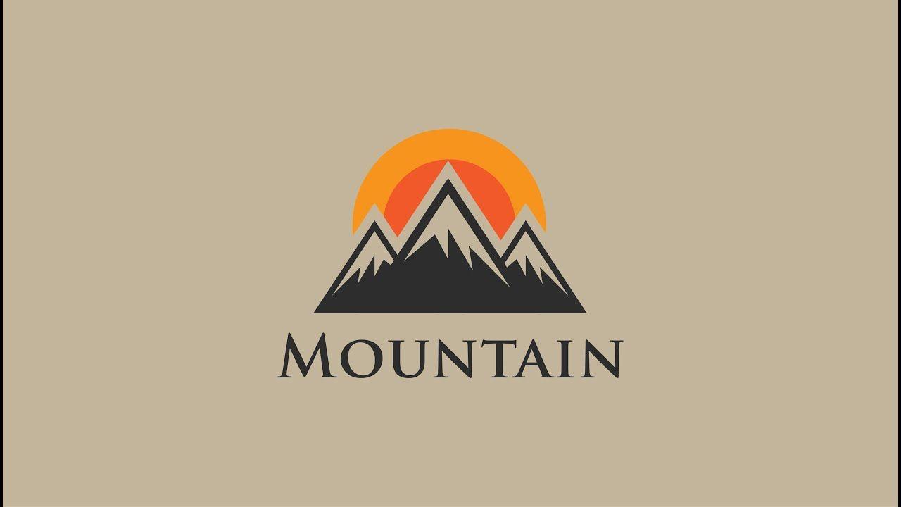 Graphic Mountain Logo - Mountain logo design tutorial - adobe illustrator - YouTube
