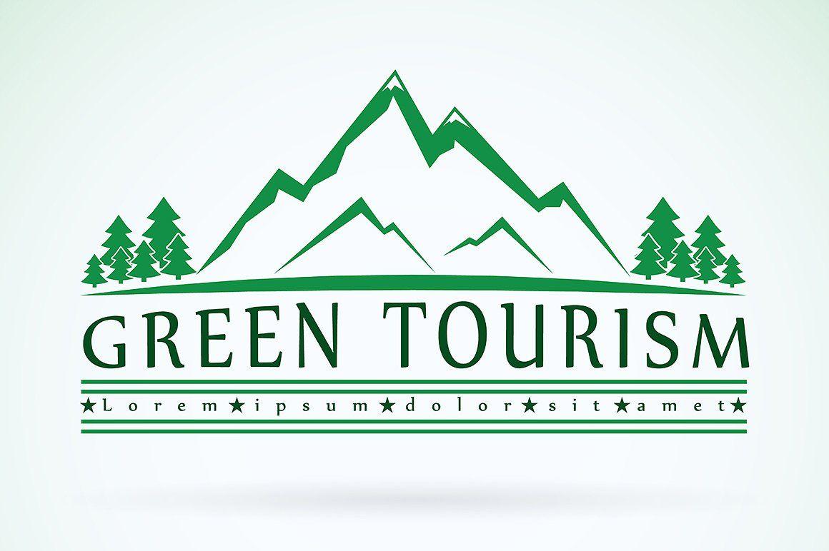 Graphic Mountain Logo - Mountains logo design template Illustrations Creative Market