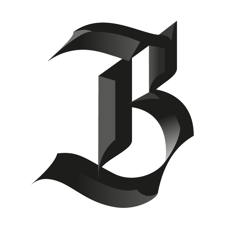 Gothic B Logo - B drop cap designed by Andrei Robu,. Typography