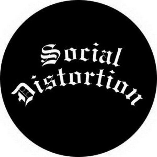 Gothic B Logo - Social Distortion Gothic Logo Button B-0097 - GKWorld