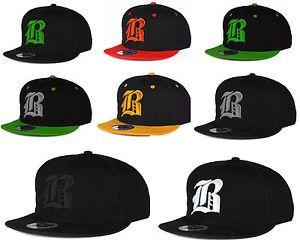 Gothic B Logo - New Snapback Cap Hat Gothic 3D Letter B Snap back Baseball LA Unisex ...