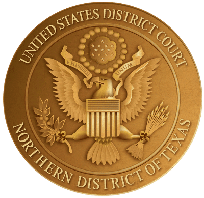 United States District Court Logo - Northern District of Texas. United States District Court