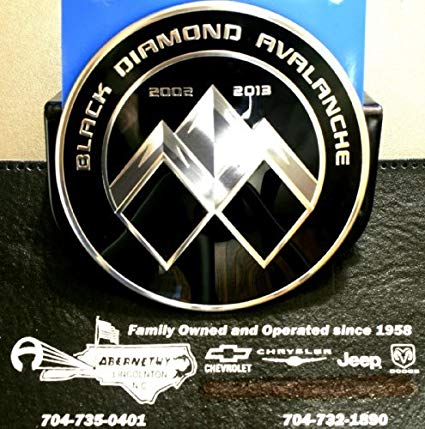 Diamond Chevrolet Logo - Amazon.com: 2002-2013 Chevrolet Avalanche Black Diamond Emblem by GM ...