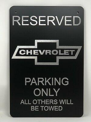 Diamond Chevrolet Logo - CADILLAC OLDER LOGO Parking Sign Diamond Etched on 12