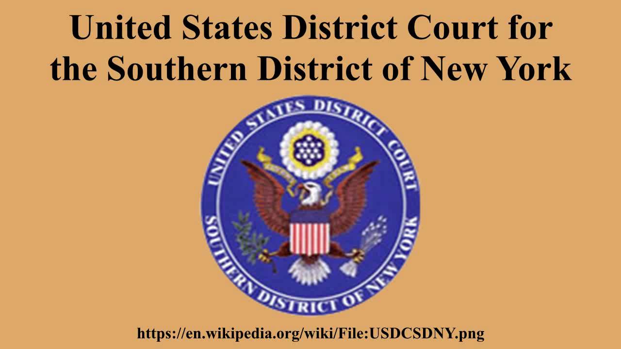 United States District Court Logo - United States District Court for the Southern District of New York ...