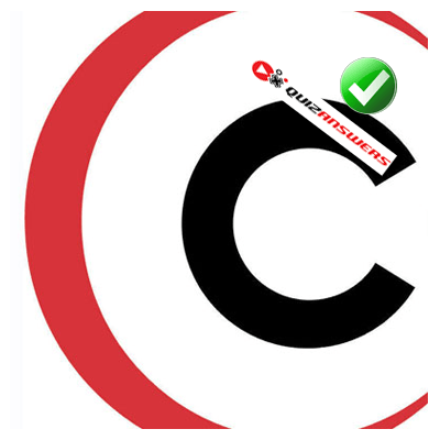 Black C in Circle Logo - Red c Logos