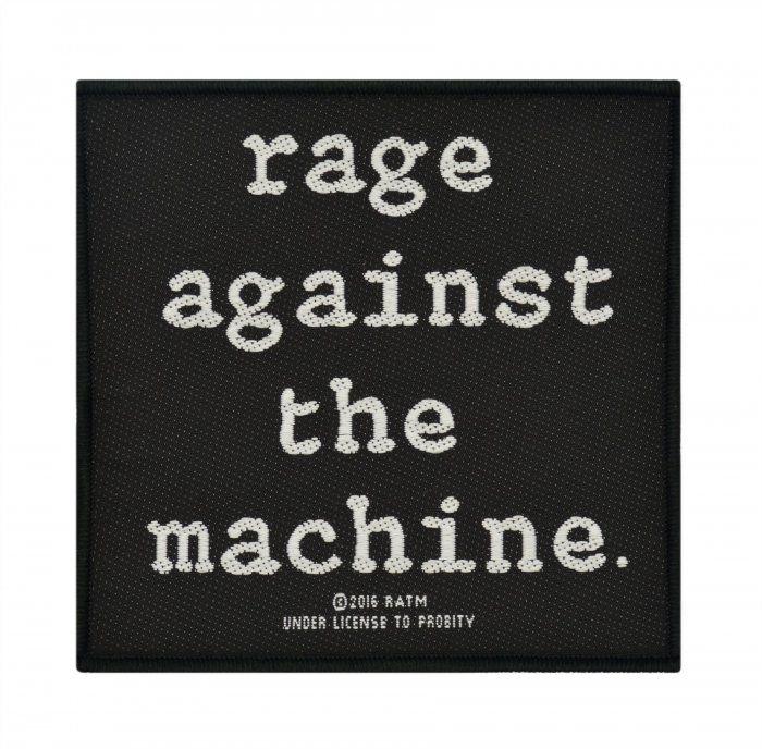 The Machine Logo - Rage Against The Machine Logo Woven Patch - Rock Collection