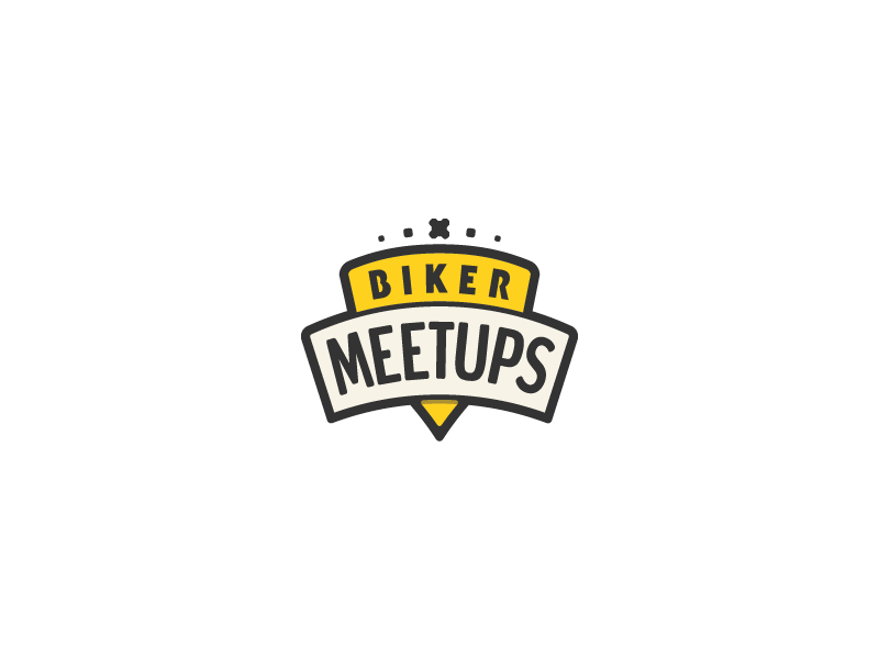 Biker Logo - Biker Meetups Logo Design by Ralston Vaz | Dribbble | Dribbble