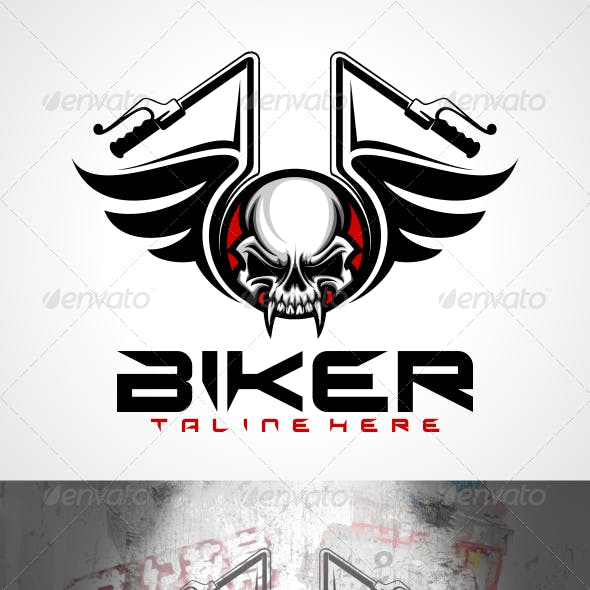 Biker Logo - Biker Skull Logo Templates from GraphicRiver