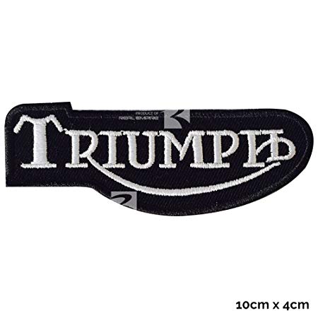 Biker Logo - Real Empire Triumph Biker Logo Motorbike Embroidered Sew/Iron on ...