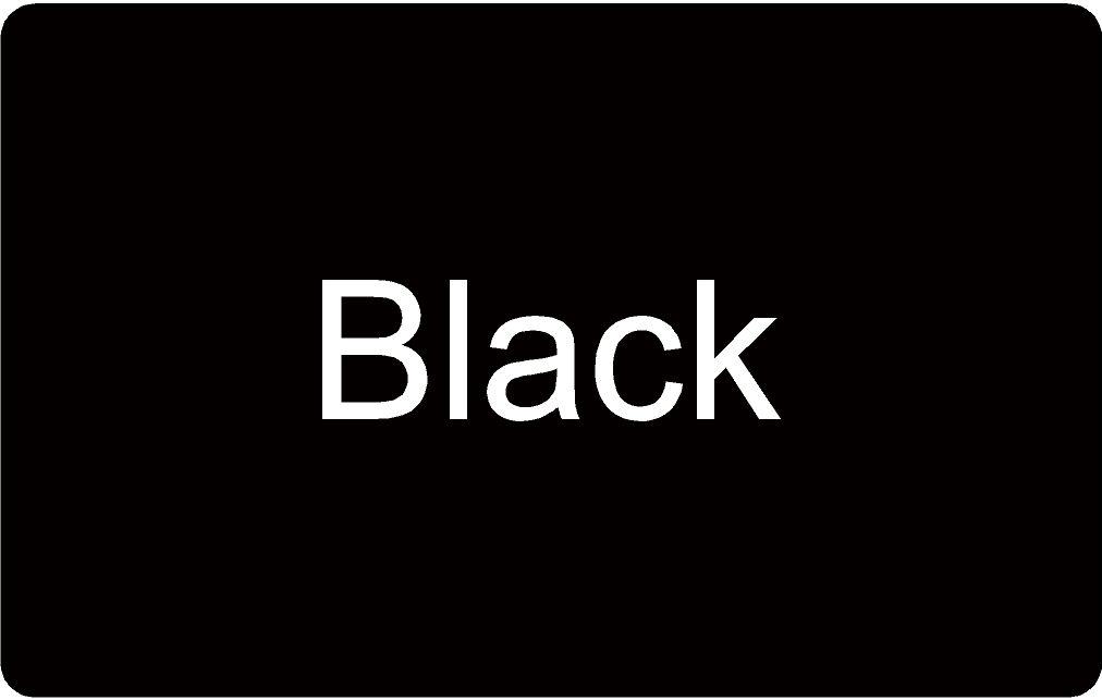 Black Cards Logo - Blank Plastic Cards Small or Large Quantity