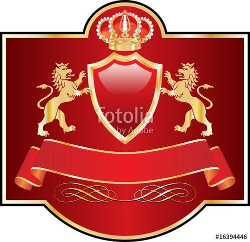 Red Lion with Crown Logo - red lion crown