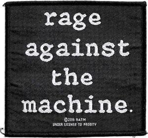 The Machine Logo - Official Merch Woven Sew On PATCH Punk Rock RAGE AGAINST THE MACHINE