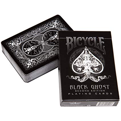 Black Cards Logo - Buy Bicycle Black Ghost Second Edition Playing Cards Deck Online at ...