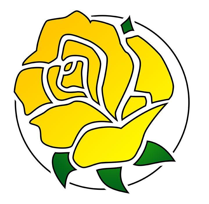 Yellow Rose Logo - Yellow Rose Logo Design ink Print, Promotional