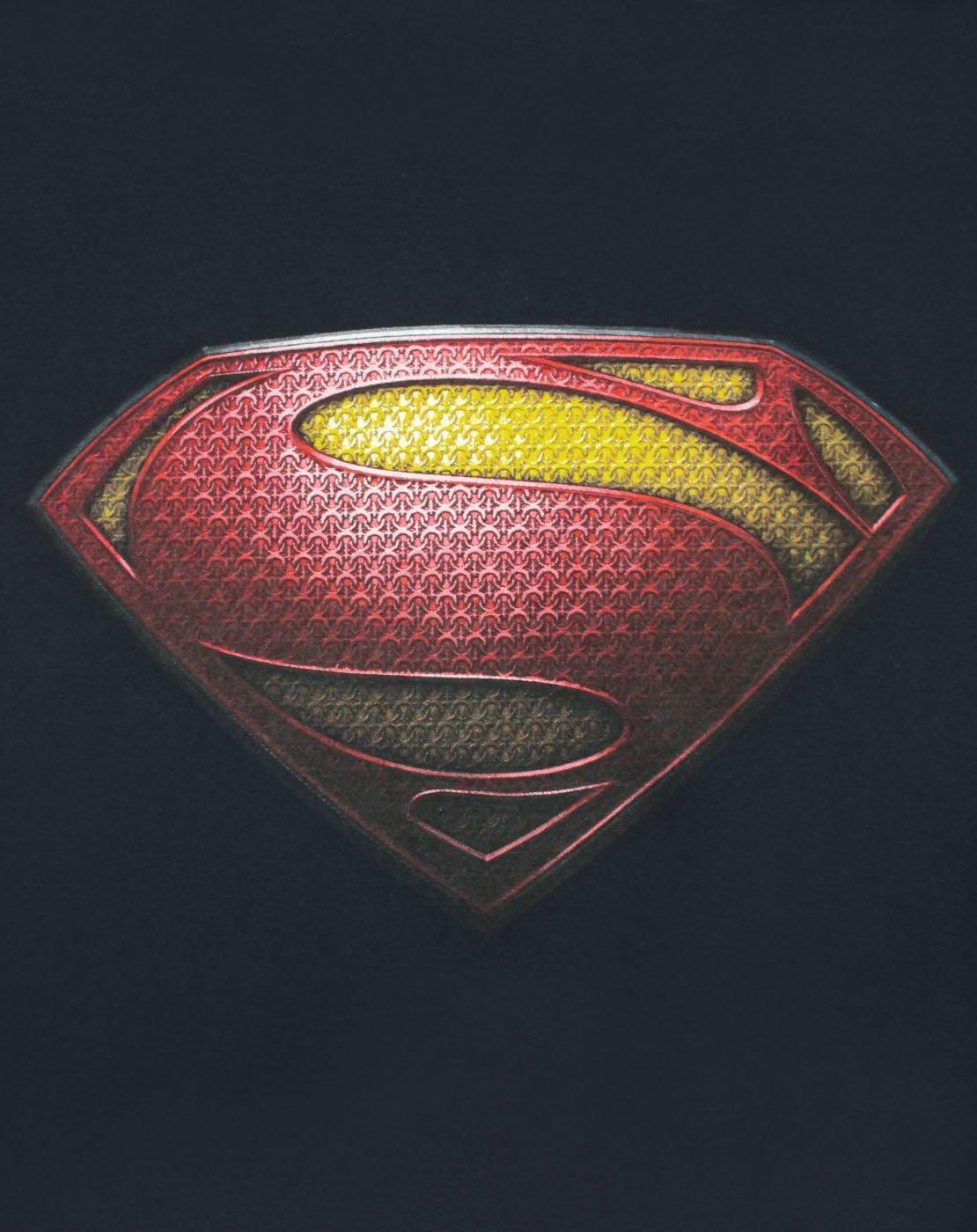 Man of Steel Logo - Superman Man Of Steel Logo Men's Hoodie – Vanilla Underground