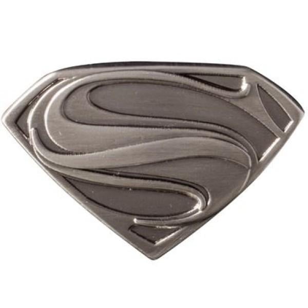 Man of Steel Logo - Superman Man of Steel Logo Pewter Lapel Pin