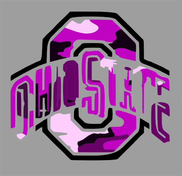 Ohio State Camo Logo - Ohio State Logo Pink Clip Art at Clker.com - vector clip art online ...