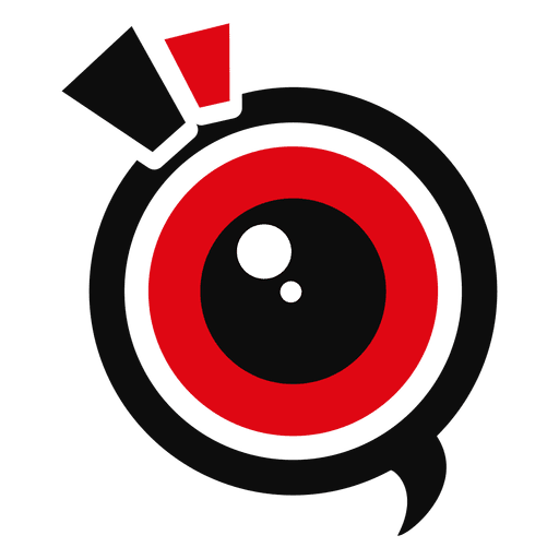Black and Red Circle Logo - Png Camera Logo Transparent PNG Logos