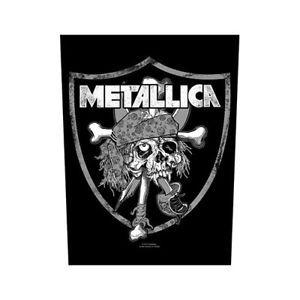 Metallica Skull Logo - Metallica Raiders Skull Logo Black Sew On Back Patch Badge Official