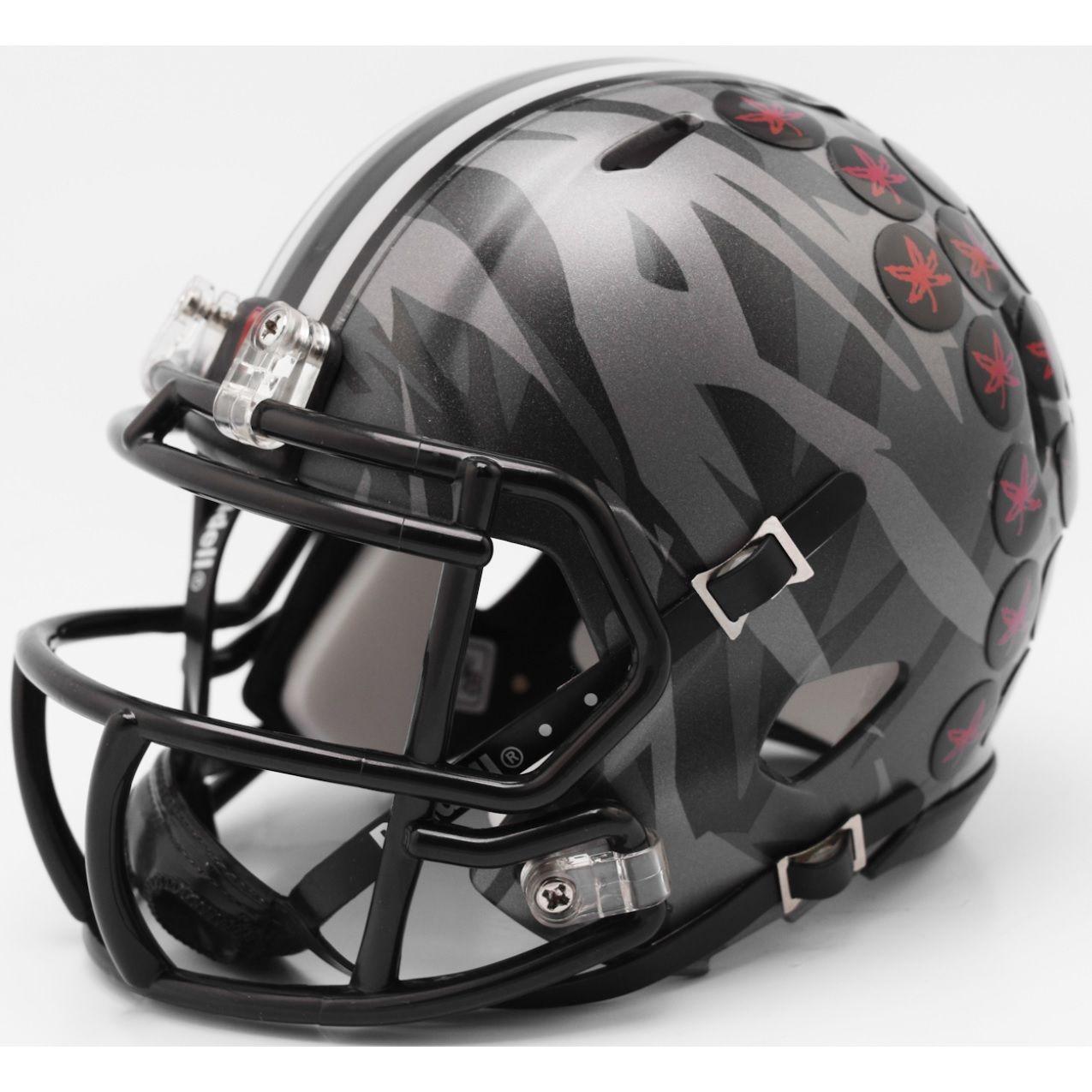 Ohio State Camo Logo - Ohio State Buckeyes 2018 Alternate Camo Speed Mini Helmet ...
