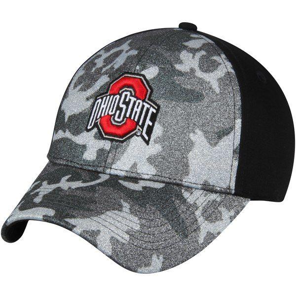 Ohio State Camo Logo - Women's Camo/Black Ohio State Buckeyes Hide & Sparkle Adjustable Hat ...