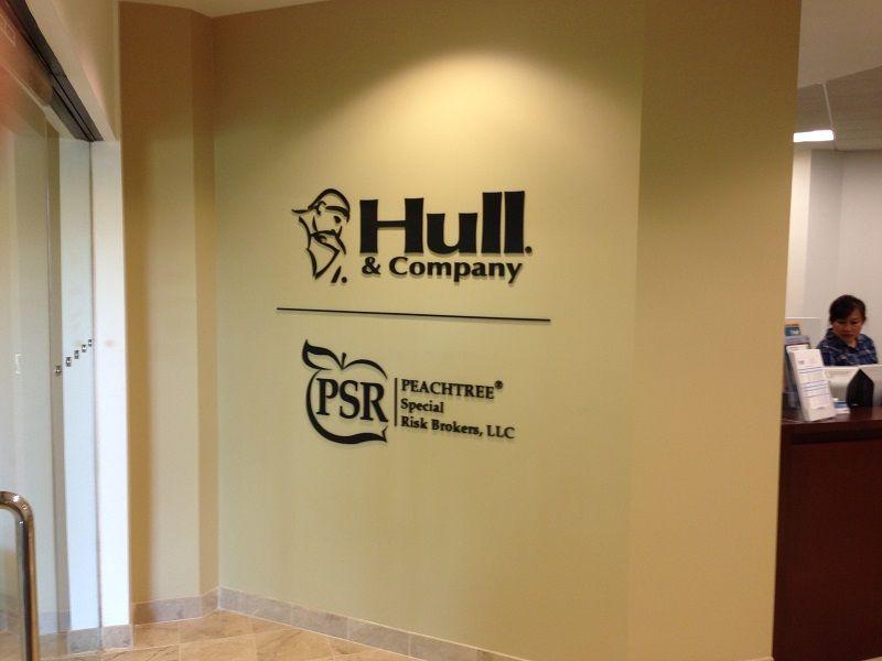 Corporate Wall Logo - Office lobby signs, Custom 3D Logo Wall Signs, Irvine, CA 92614