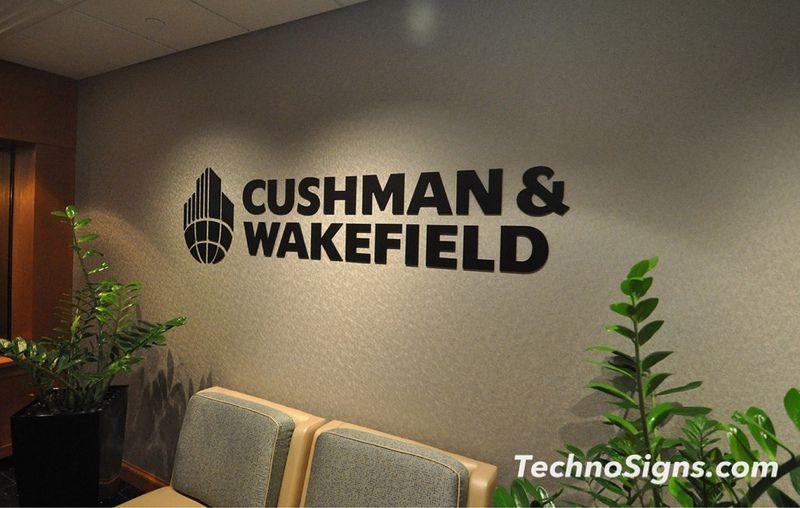 Corporate Wall Logo - TechnoSigns-Orlando Signs banners and vehicle wrapsTechnoSigns Orlando