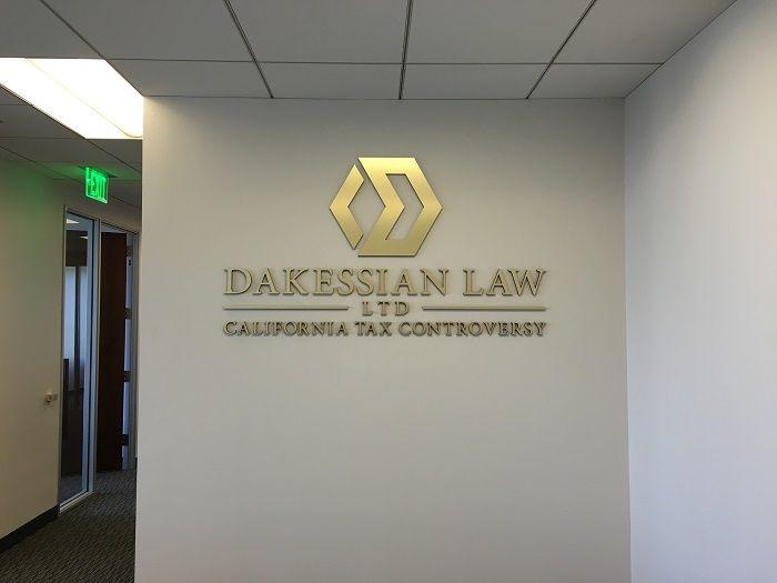 Corporate Wall Logo - Office signs. corporate signage. office wall signage. Buena Park CA