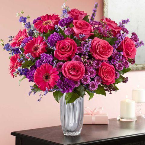 Bouquet Floral Logo - Best Flower Delivery Services of Online Order Flowers