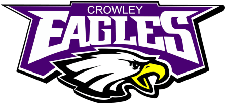 Crowley Eagles High School Logo - Purple Channel - Crowley ISD Streaming
