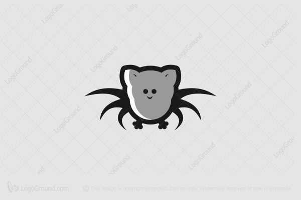 Cute Bat Logo - Cute Bat Logo