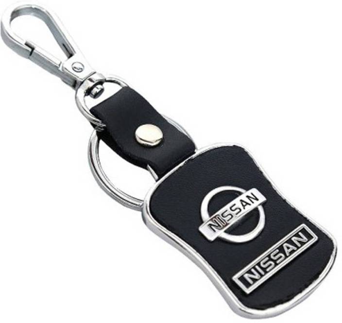 Imported Car Logo - DREAMHUB Imported NISSAN Leather And Chrome Car Logo Locking