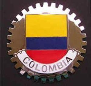 Colombian Logo - COLOMBIAN FLAG (COLOMBIA) CAR GRILLE BADGE EMBLEM | eBay