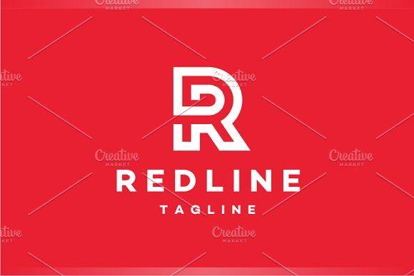 Redline Logo - Redline - Letter R Logo ~ Logo Templates ~ Creative Market