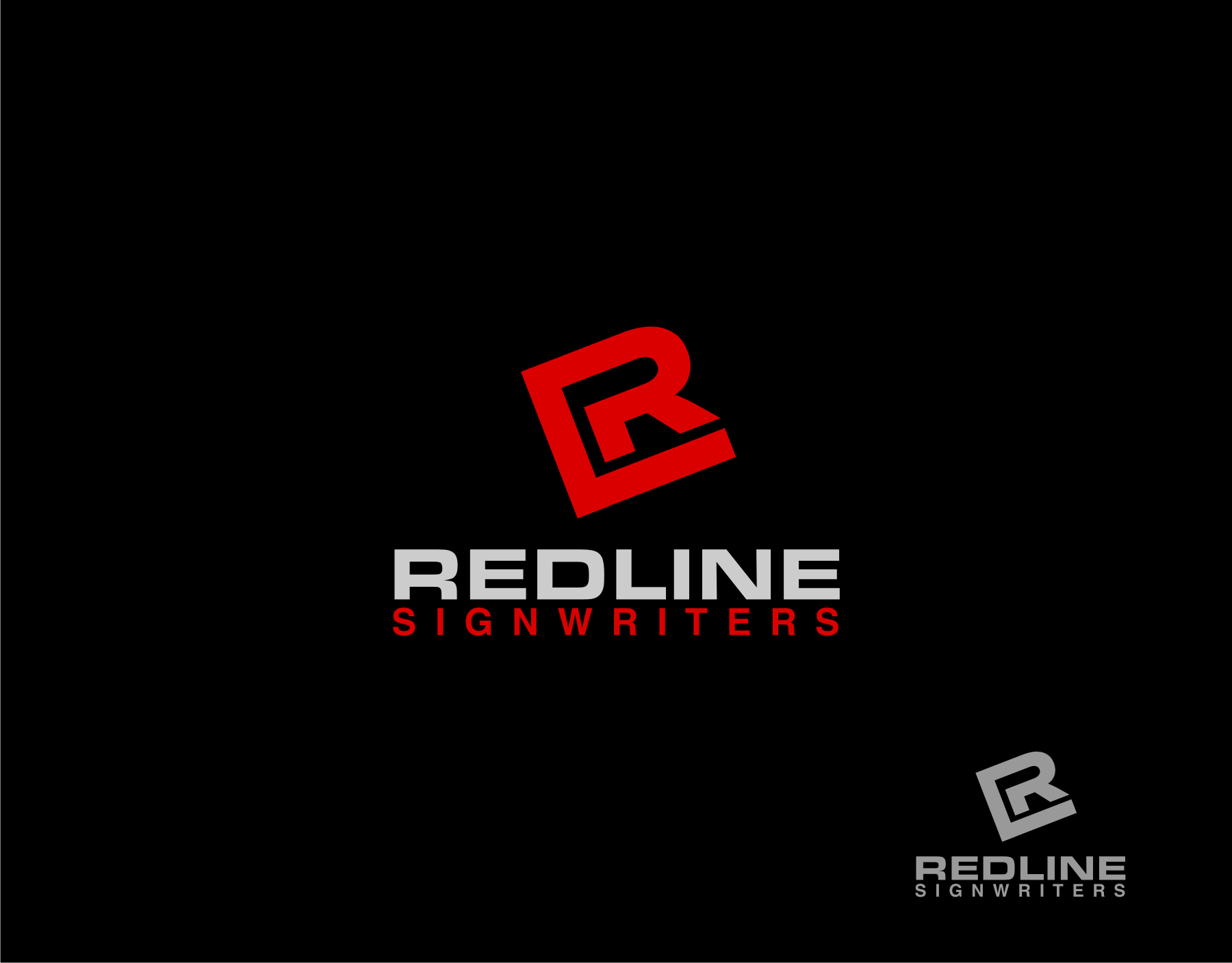 Redline Logo - DesignContest - Redline Signwriters New Logo redline-signwriters-new ...