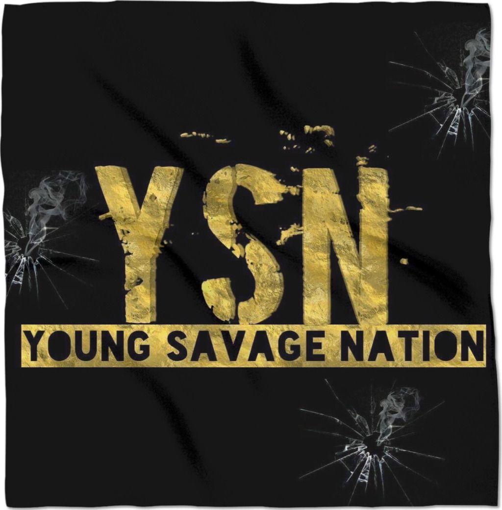Savage Nation Logo - YSN BANDANNA