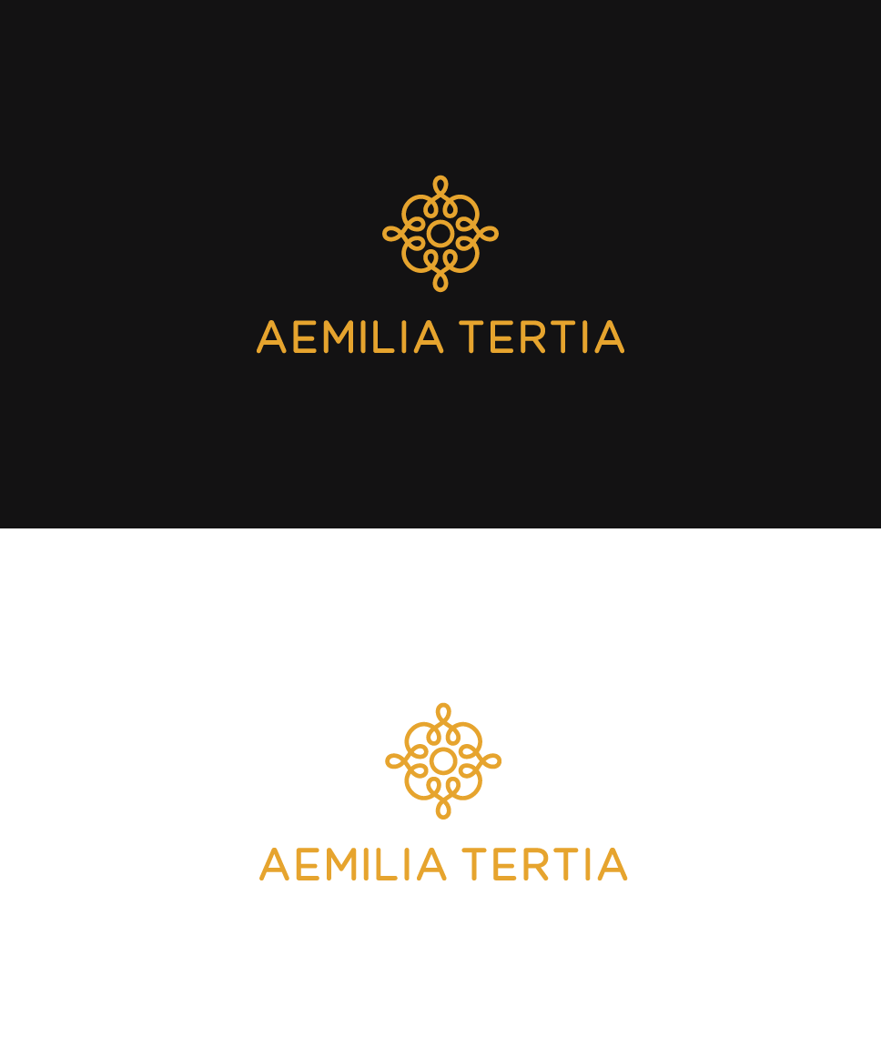 Apparel Company Logo - Aemilia Tertia - apparel company logo design | Deividas Bielskis