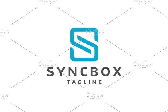 Box S Logo - Sync Box ~ Logo Templates ~ Creative Market